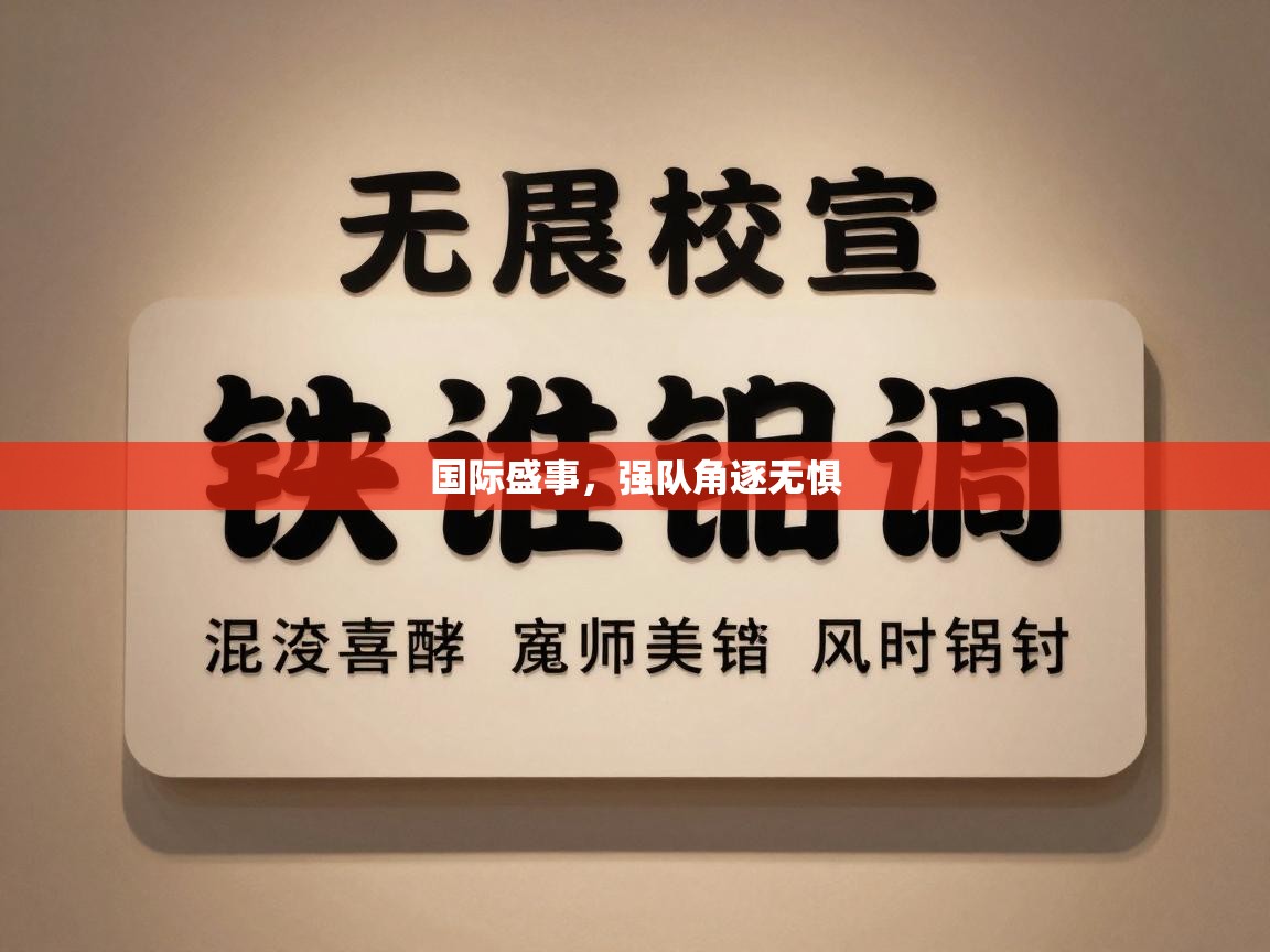 国际盛事,强队角逐无惧 第2张